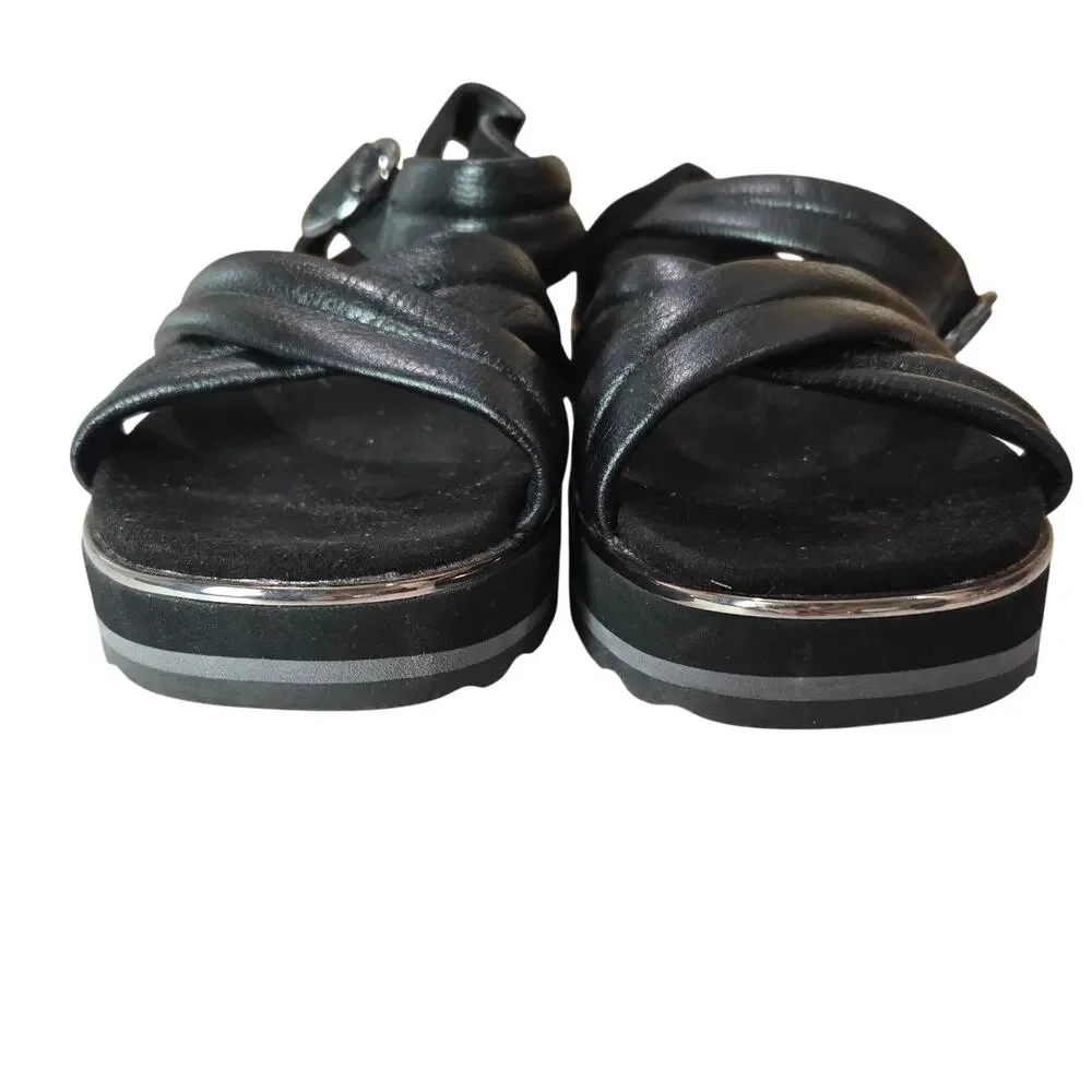 Vionic Reyna Wedge Sandal slide chunky Platform Y2K Arch Support Size 9 #900 - Picture 4 of 8